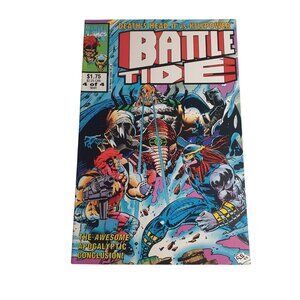 Battle Tide Vol 1 Number 4 Marvel Comics Deaths Head II Killpower March 1993 Col